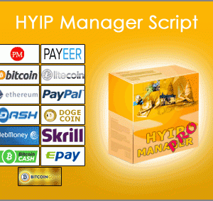 HYIP Manager Pro Script. Features.