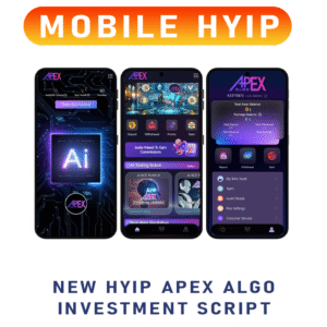 New Hyip Apex Algo Investment PHP script | MBH-14